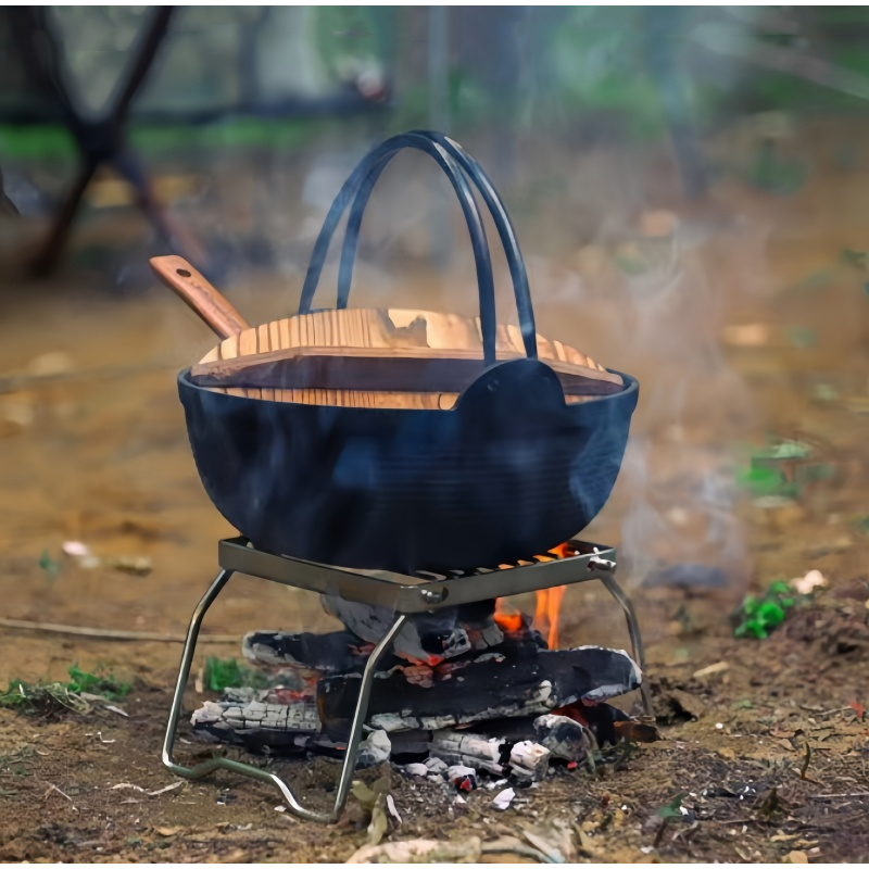 Stainless Steel Stove Stand Ca - مراجعة Camping Cooking Backpack وسعره
