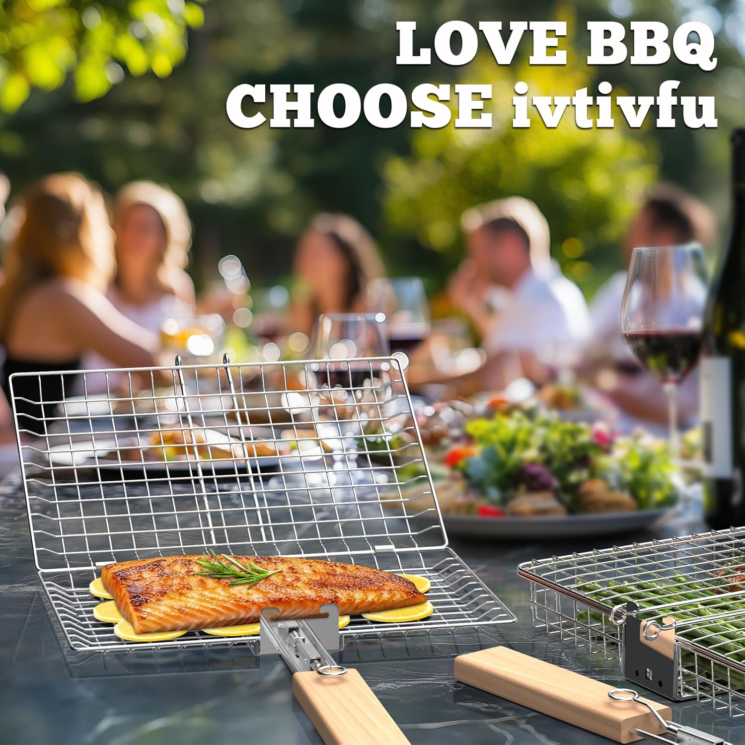 Fish Grill Basket Set With Rem - مراجعة Nesting Camping Cooking Set وسعره