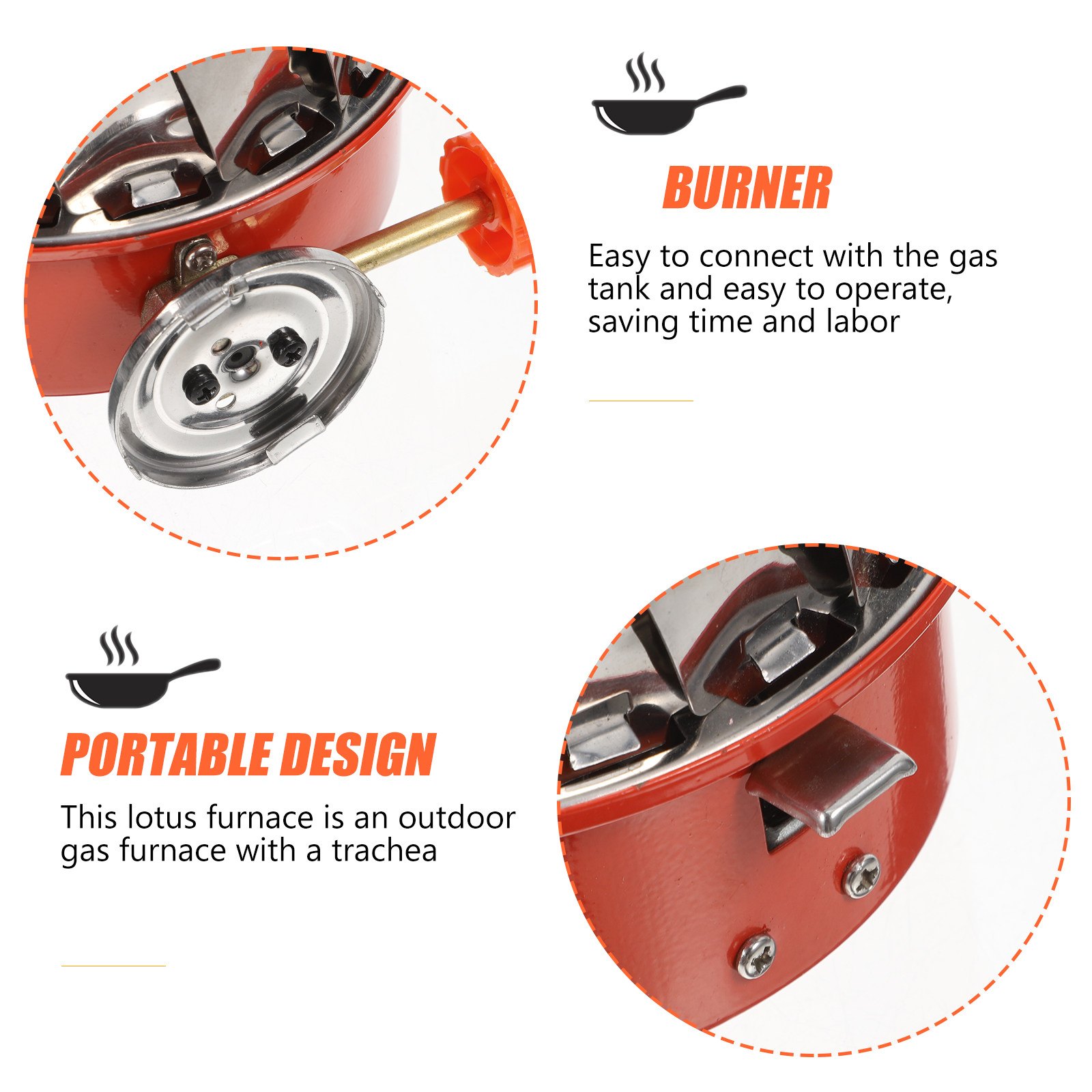 Portable Mini Lotus Windproof  - مراجعة Camping Cooking Range وسعره