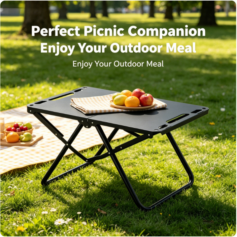 Foldable Lightweight Outdoor P - مراجعة Camping Cooking Table وسعره