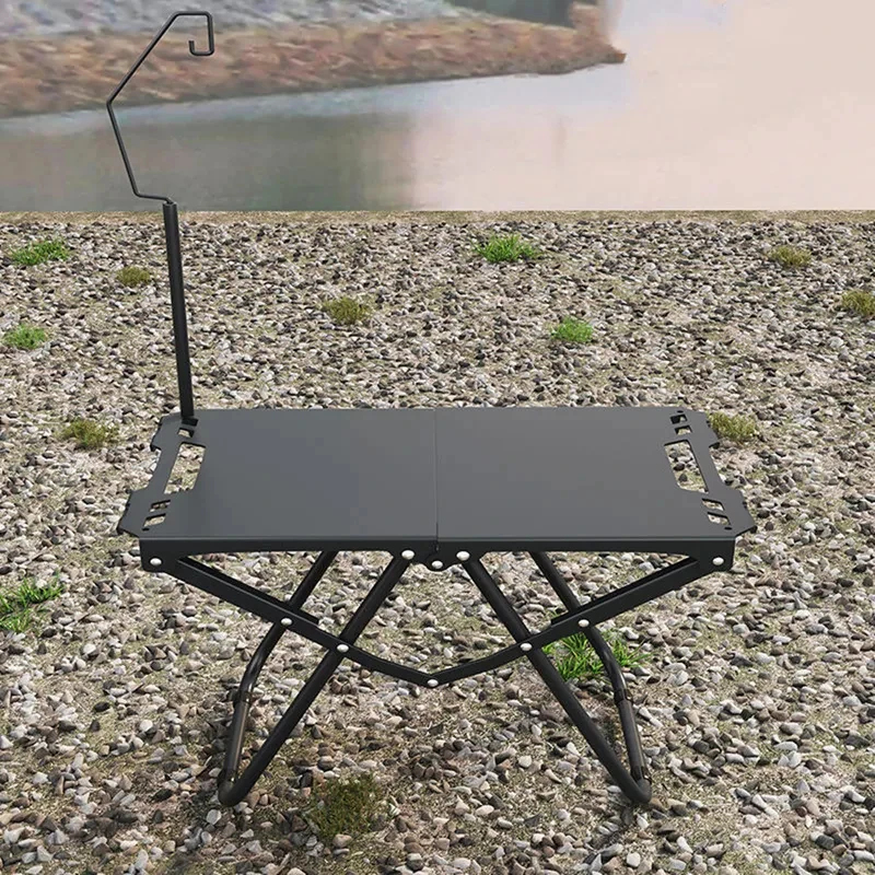 Foldable Lightweight Outdoor P - مراجعة Camping Cooking Table وسعره