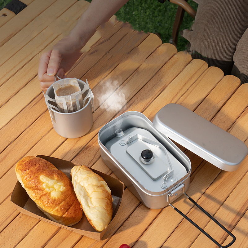 Ultralight Portable Picnic Cam - مراجعة Camping Cooking Set With Kettle وسعره
