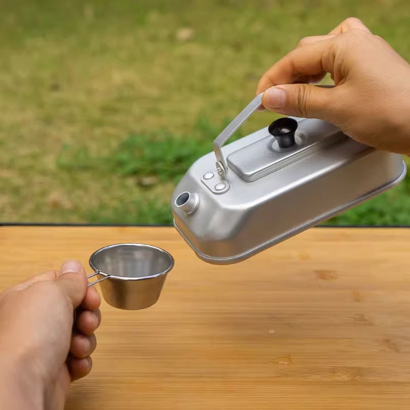 Ultralight Portable Picnic Cam - مراجعة Camping Cooking Set With Kettle وسعره