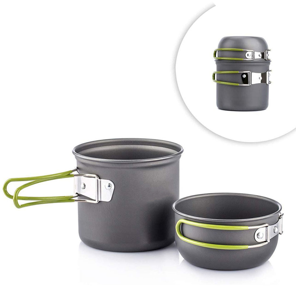 Ultralight Camping Pots Cookwa - مراجعة Camping Cooking Pots And Pans وسعره