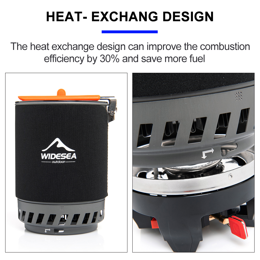 Widesea Camping Cooking System - مراجعة Camping Cooking Pots And Pans وسعره