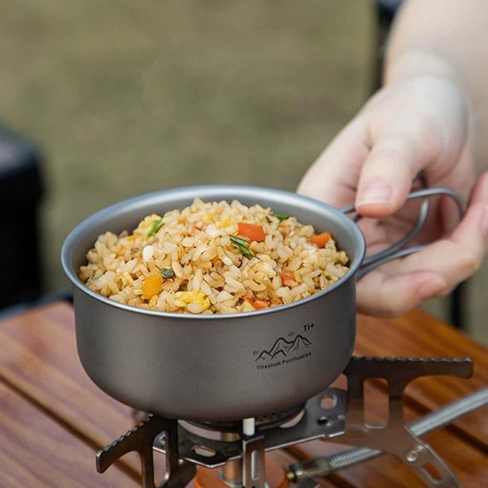 Compact Titanium Alloy Camping - مراجعة Camping Cooking Backpack وسعره