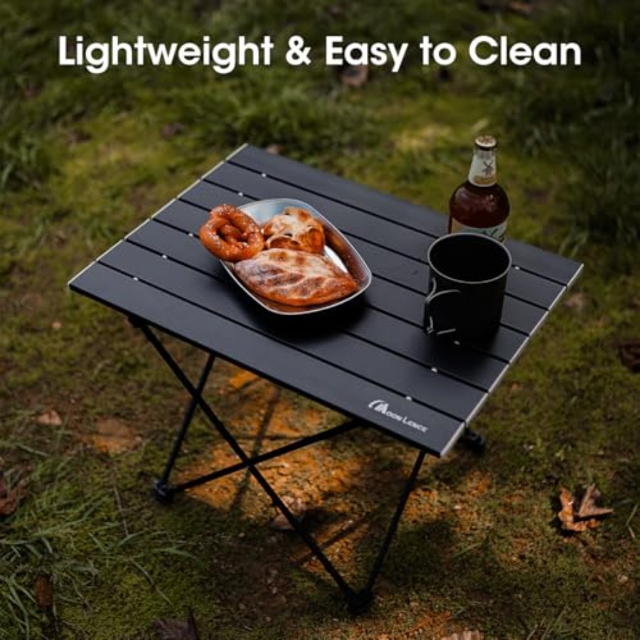 Ultralight Folding Camping Tab - مراجعة Camping Cooking Table With Windshield وسعره