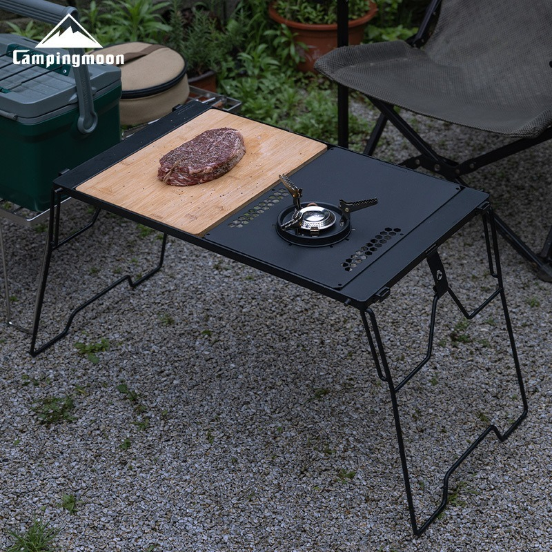 CK-3650-T38 CAMPINGMOON-ITG Te - مراجعة Camping Cooking Rack وسعره