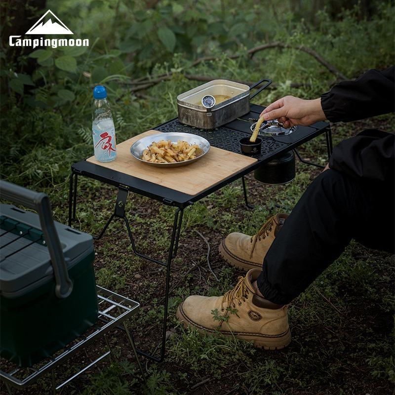 CK-3650-T38 CAMPINGMOON-ITG Te - مراجعة Camping Cooking Rack وسعره