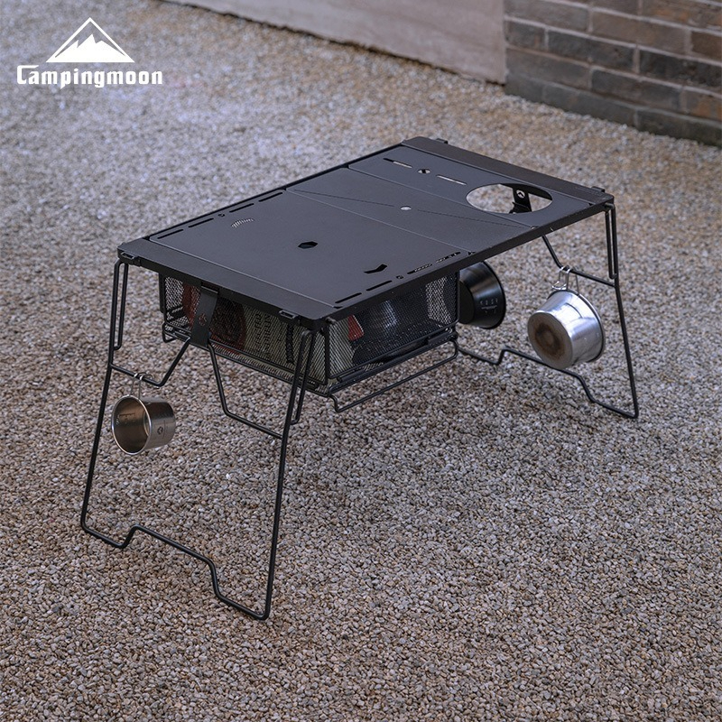 CK-3650-T38 CAMPINGMOON-ITG Te - مراجعة Camping Cooking Rack وسعره