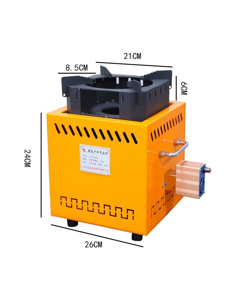 Thickened gasifier Fire wood s - مراجعة Camping Cooking Fire Stove وسعره