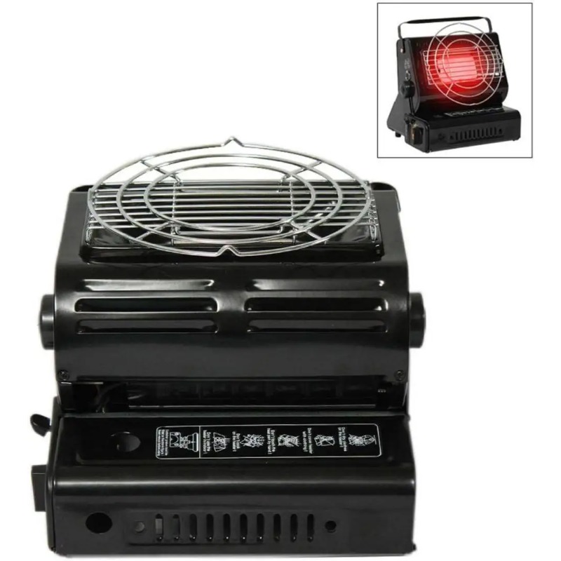 Gas heater dual-purpose campin - مراجعة Camping Cooking Materials وسعره