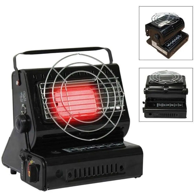 Gas heater dual-purpose campin - مراجعة Camping Cooking Materials وسعره