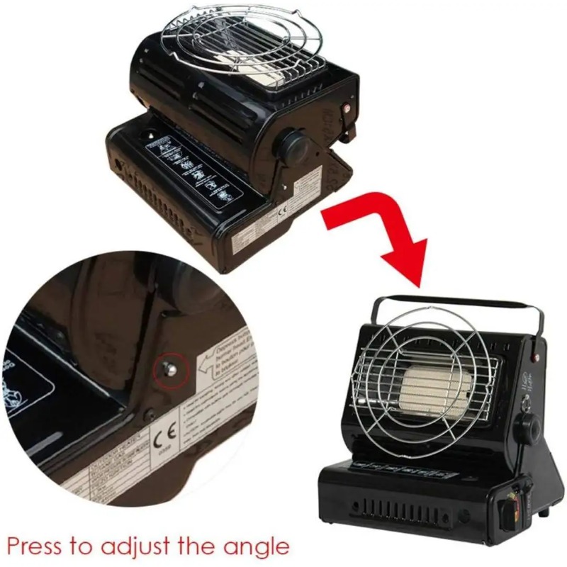 Gas heater dual-purpose campin - مراجعة Camping Cooking Materials وسعره