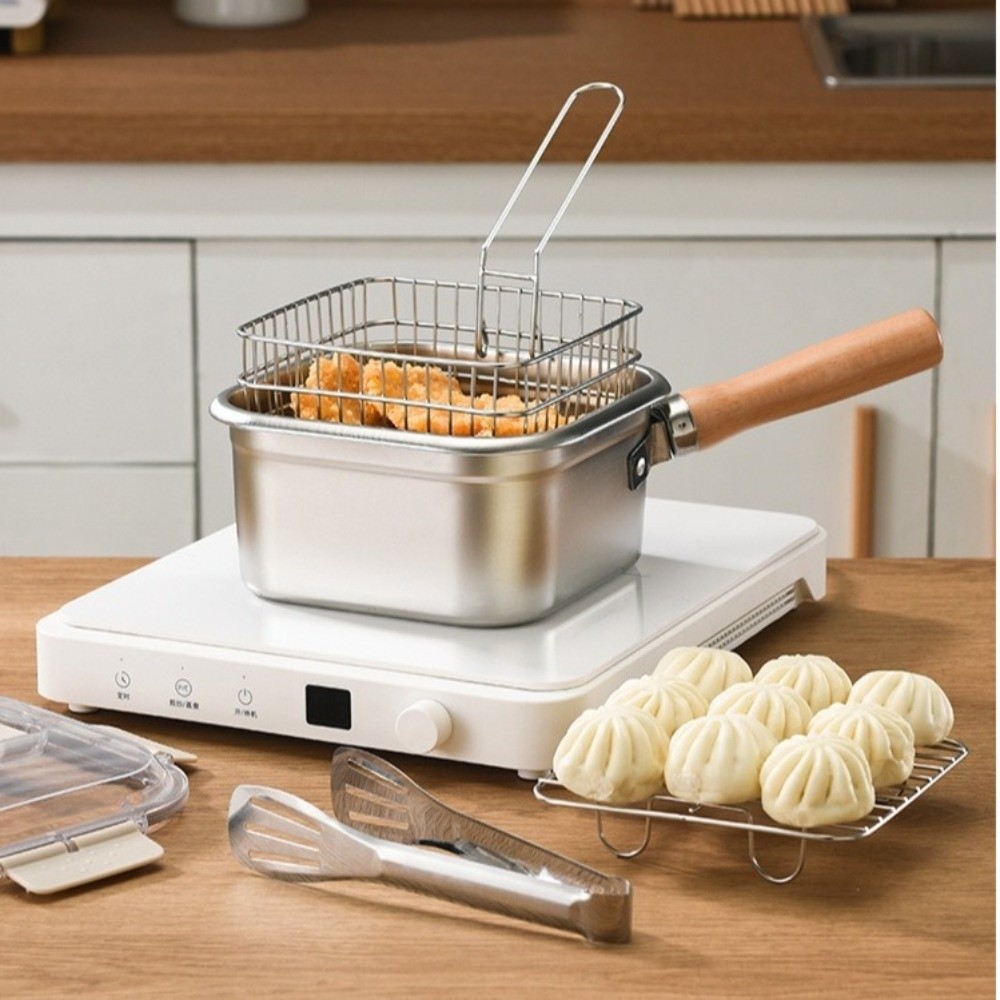Portable Stainless Steel Fryin - مراجعة Camping Cooking Set Large وسعره