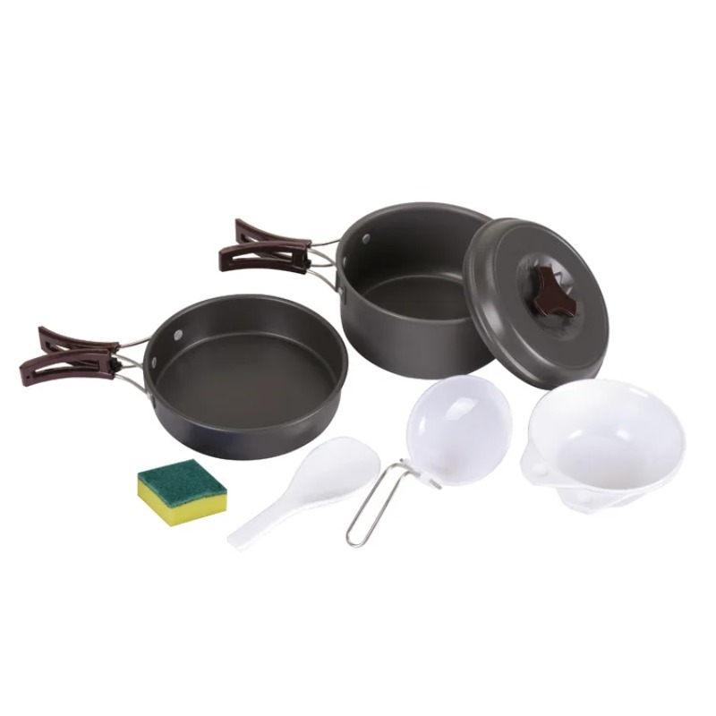 Bulin Outdoor Pot Set Pot Camp - مراجعة Camping Cooking Set With Kettle وسعره