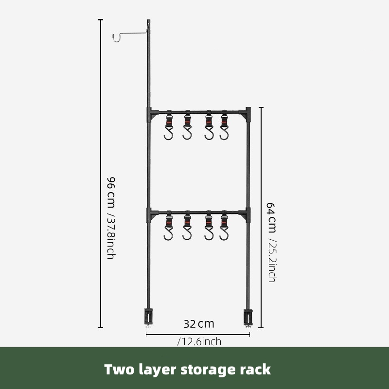 PACOONE Camping Shelf IGT Lant - مراجعة Camping Cooking Rack وسعره