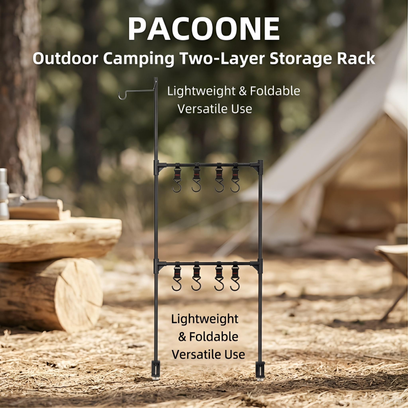 PACOONE Camping Shelf IGT Lant - مراجعة Camping Cooking Rack وسعره