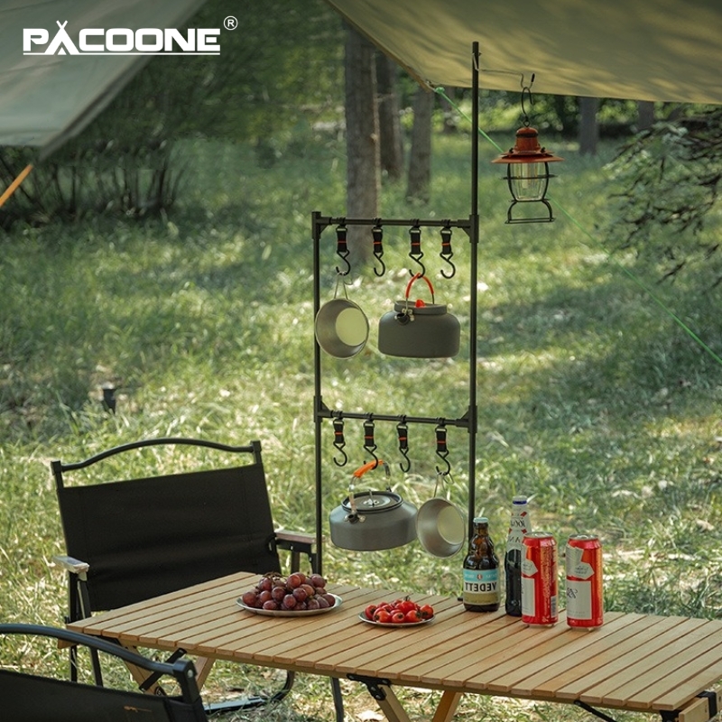 PACOONE Camping Shelf IGT Lant - مراجعة Camping Cooking Rack وسعره