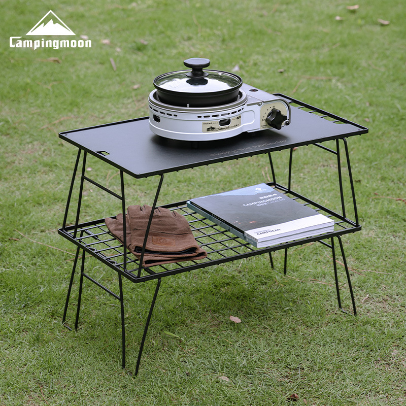 CAMPINGMOON T-235-2T 2Layers P - مراجعة Camping Cooking Rack وسعره