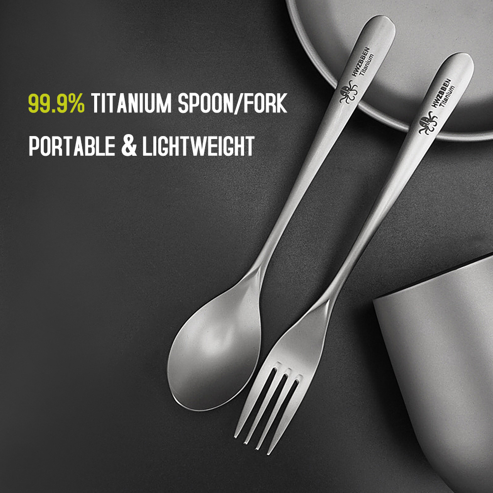 1set Outdoor Camping Lightweig - مراجعة Mess Kit Titanium وسعره