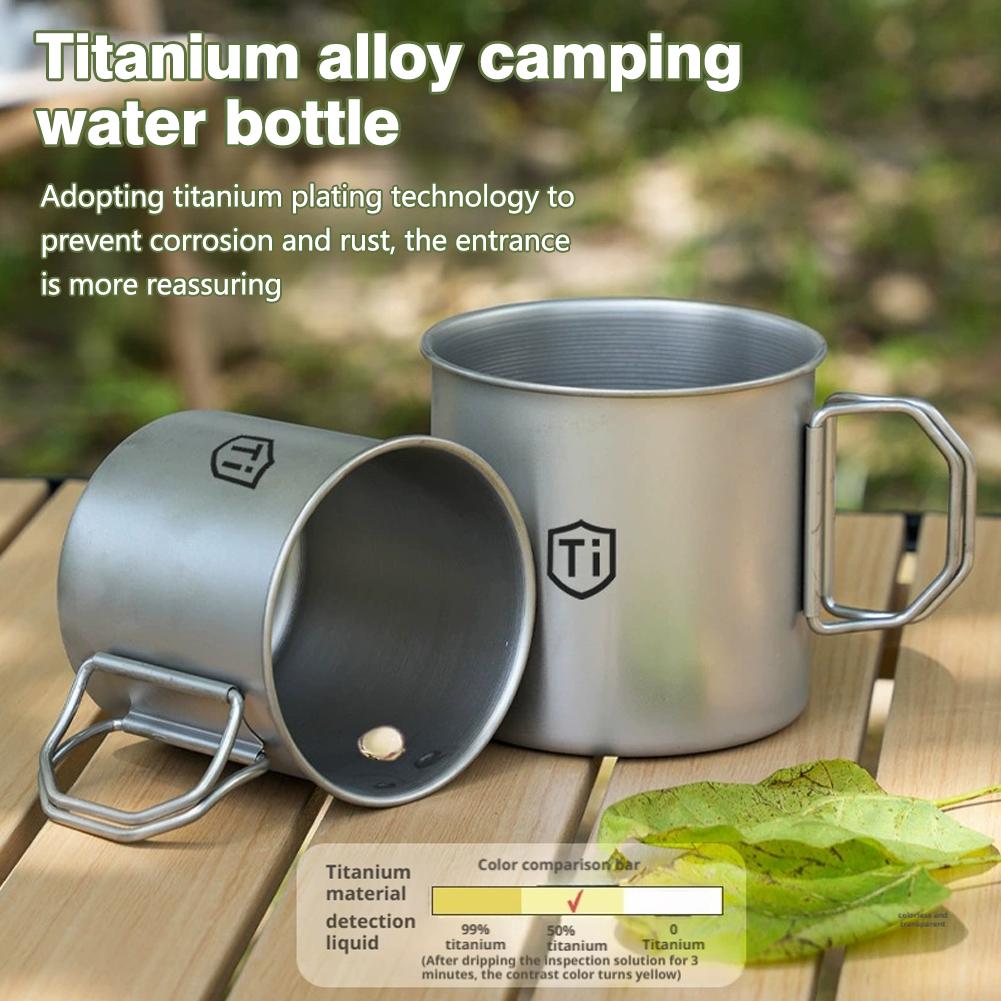 Titanium Purification Water Cu - مراجعة Camping Cooking Mug وسعره