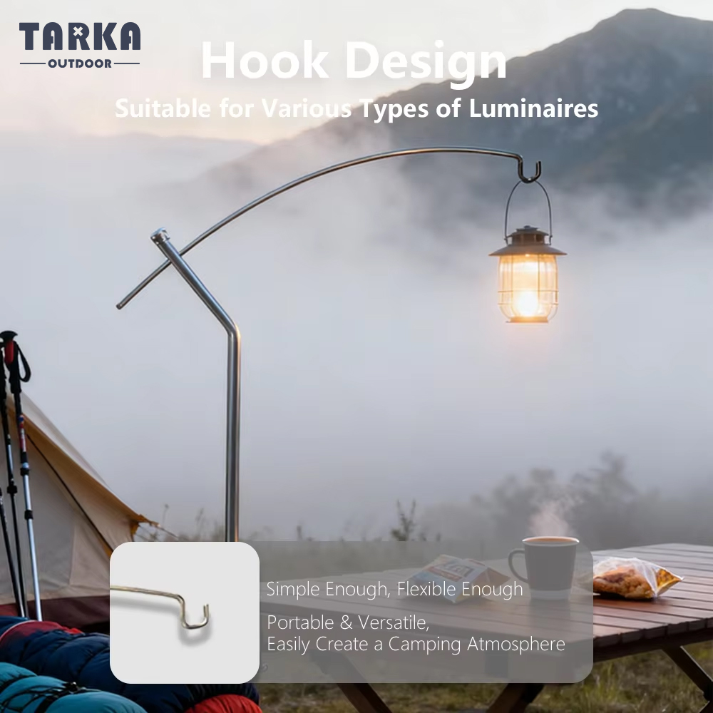 TARKA Detachable Lantern Stand - مراجعة Camping Cooking Rack وسعره