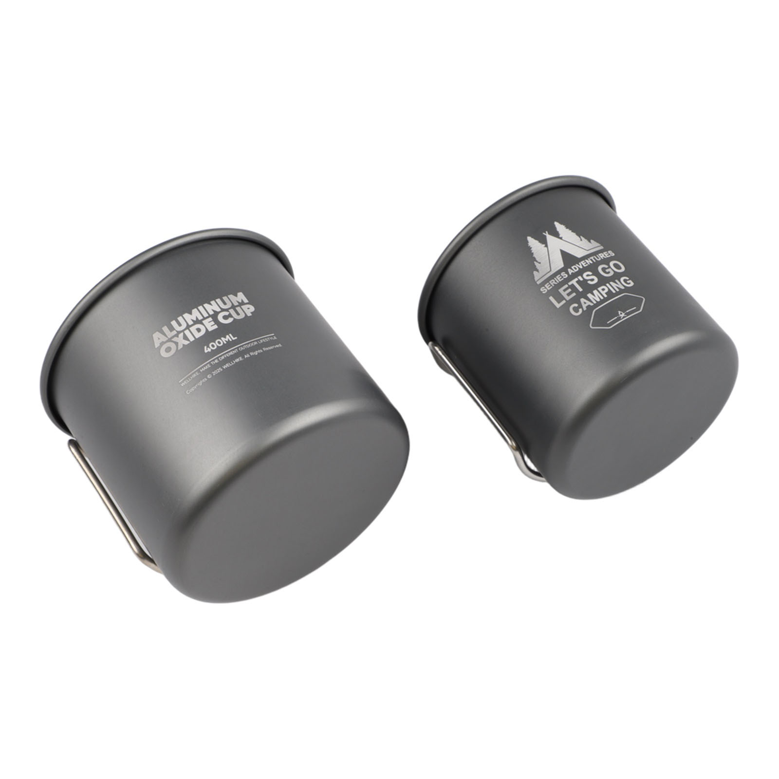 Aluminum Alloy Camping Mug Set - مراجعة Nesting Camping Cooking Set وسعره