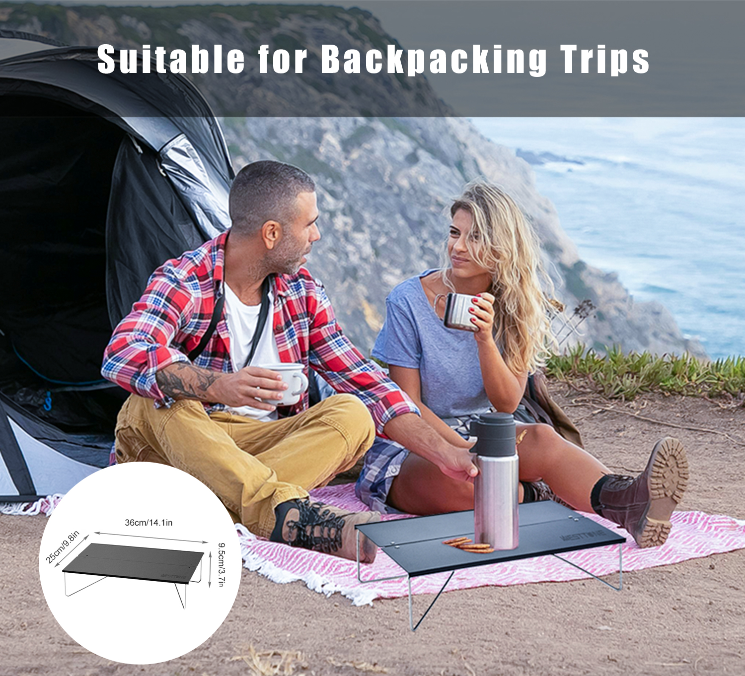 WESTTUNE Compact Mini Camping  - مراجعة Camping Cooking Table وسعره