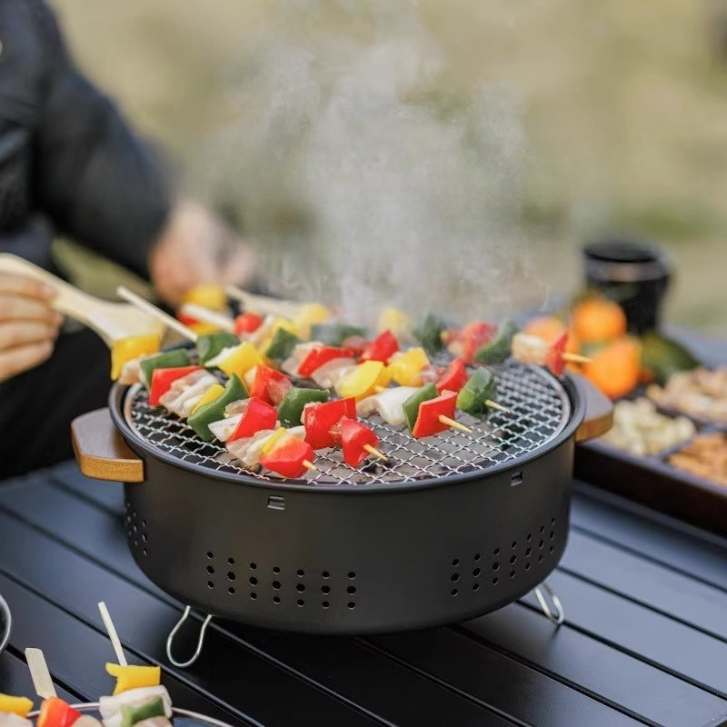 Camping Gear Outdoor Barbecue  - مراجعة Camping Cooking Range وسعره