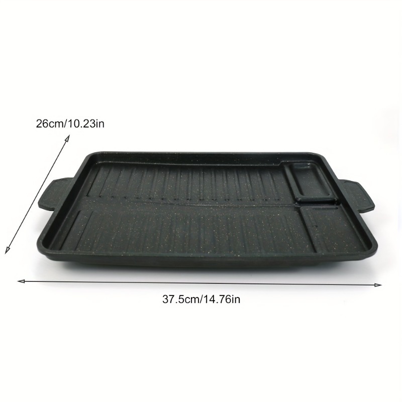 1 Piece Outdoor Square Nonstic - مراجعة Camping Cooking Plate وسعره