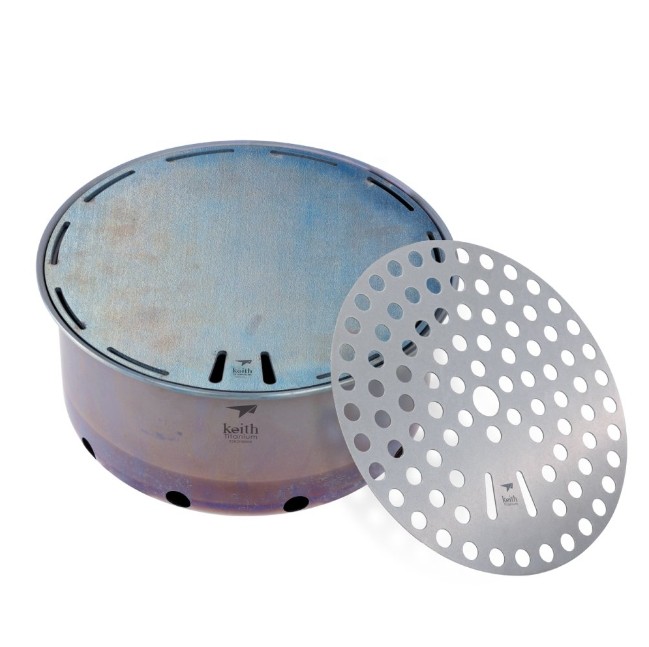 Outdoor Titanium Portable Flat - مراجعة Camping Cooking Table With Windshield وسعره