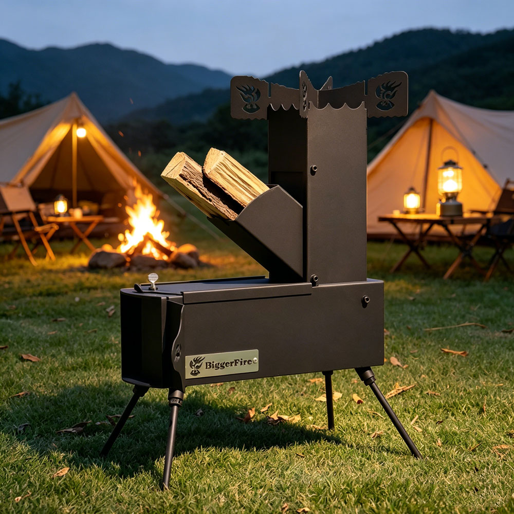 Rocket Stove for Cooking Porta - مراجعة Camping Cooking Fire Stove وسعره