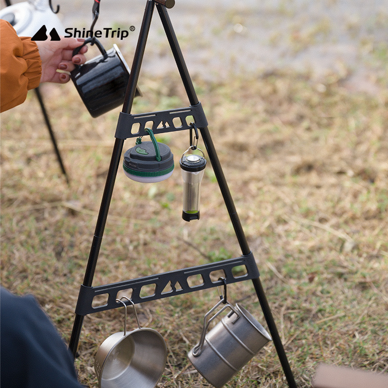 Shine Trip Outdoor Camping Tri - مراجعة Camping Cooking Rack وسعره