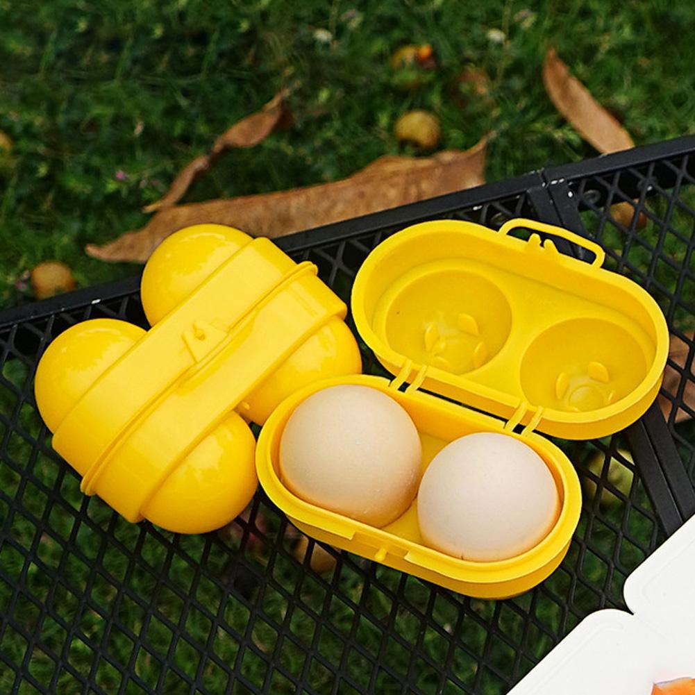 2 Grid Egg Storage Box Contain - مراجعة Camping Cooking Range وسعره