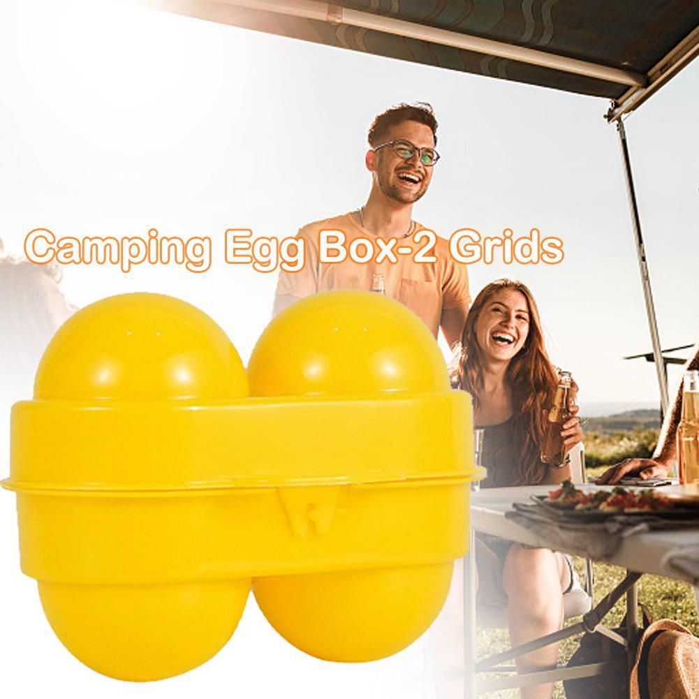 2 Grid Egg Storage Box Contain - مراجعة Camping Cooking Range وسعره
