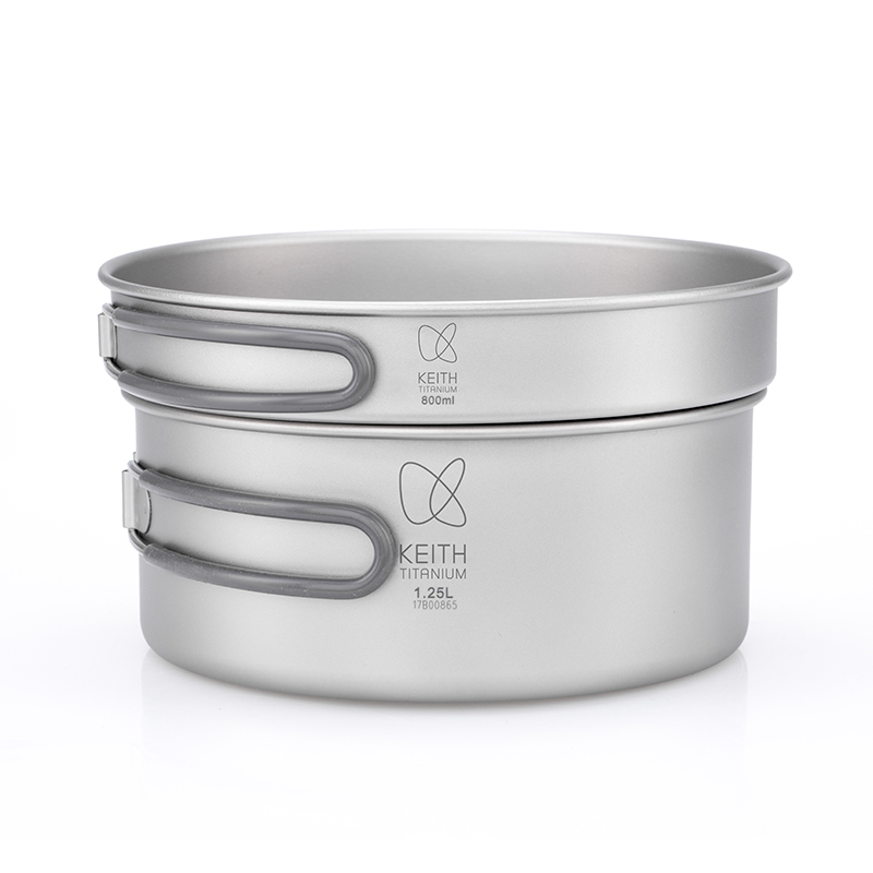 KEITH Pure Titanium 2-Piece Co - مراجعة Mess Kit Titanium وسعره
