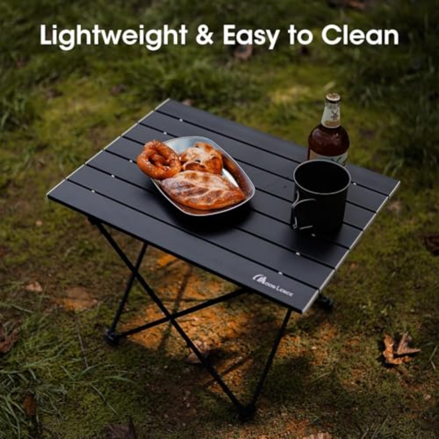 Ultralight Folding Camping Tab - مراجعة Camping Cooking Table With Windshield وسعره