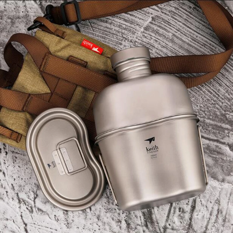 Keith Pure Titanium Outdoor Ca - مراجعة Mess Kit Titanium وسعره