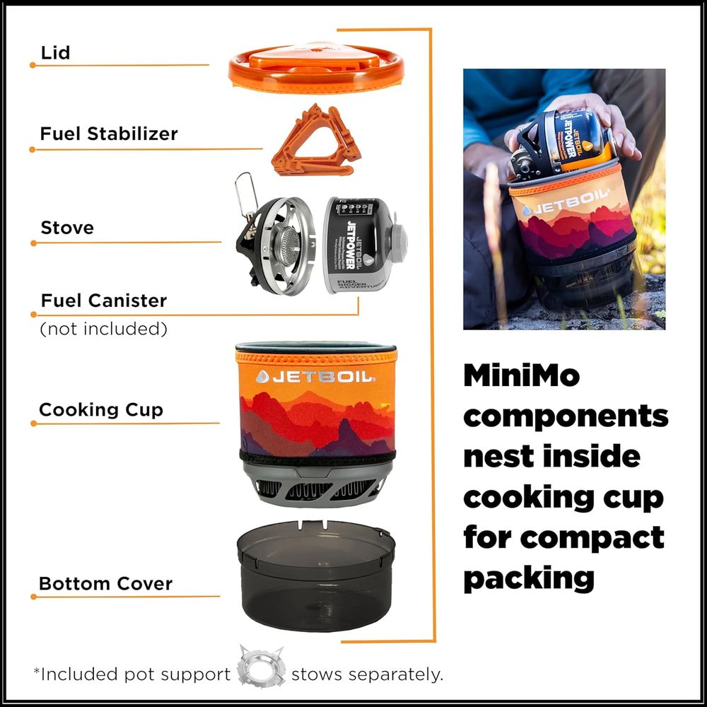 Adjustable Heat Control Campin - مراجعة Camping Cooking Backpack وسعره
