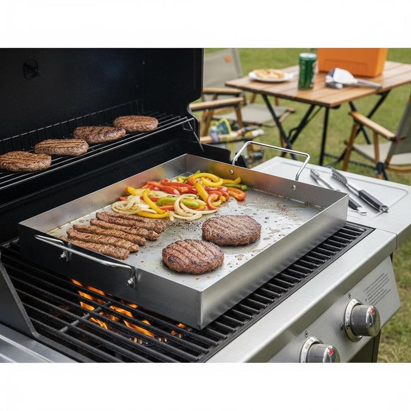 Free Shipping-Rectangular Flat - مراجعة Camping Cooking Area وسعره