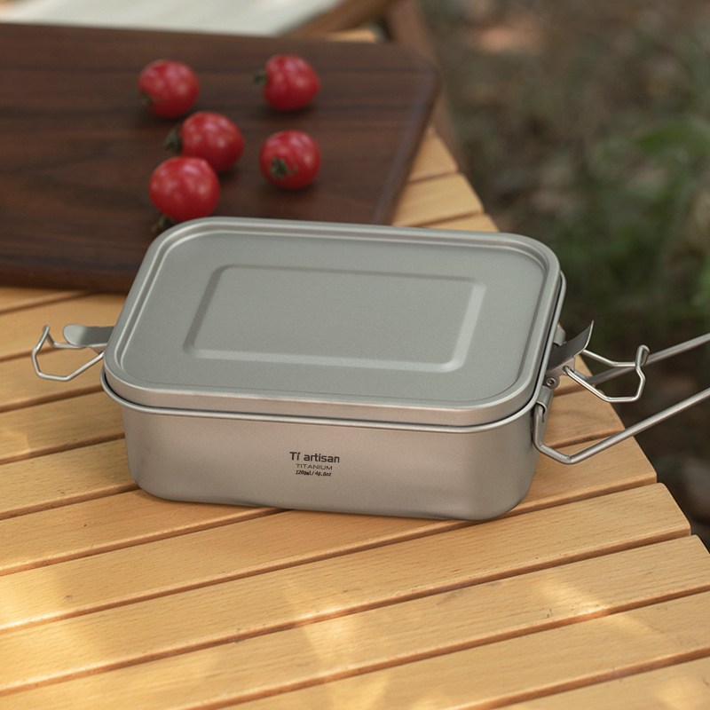 Tiartisan 1200ml titanium camp - مراجعة Mess Kit Titanium وسعره