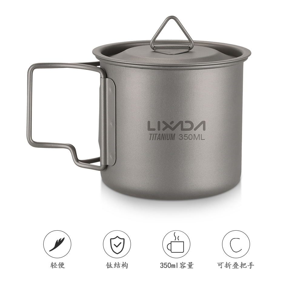 Lixada Ultralight Titanium Cup - مراجعة Camping Cooking Mug وسعره
