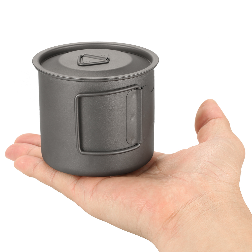 Lixada Ultralight Titanium Cup - مراجعة Camping Cooking Mug وسعره
