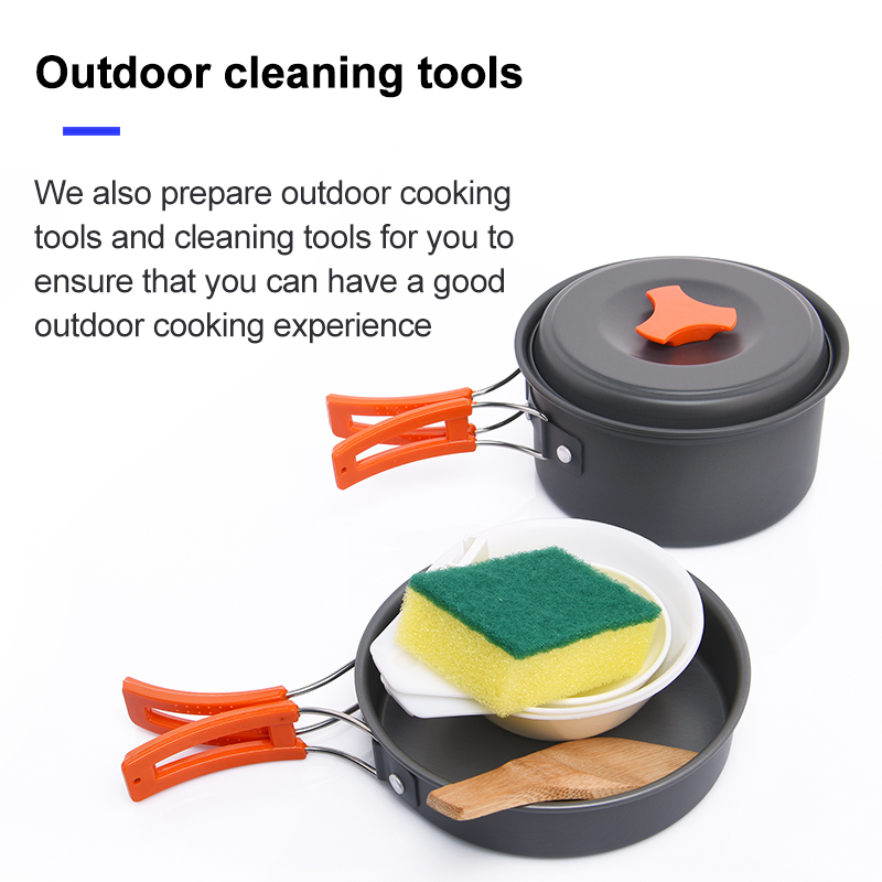 Widesea Camping Outdoor Cookwa - مراجعة Camping Cooking Set With Kettle وسعره