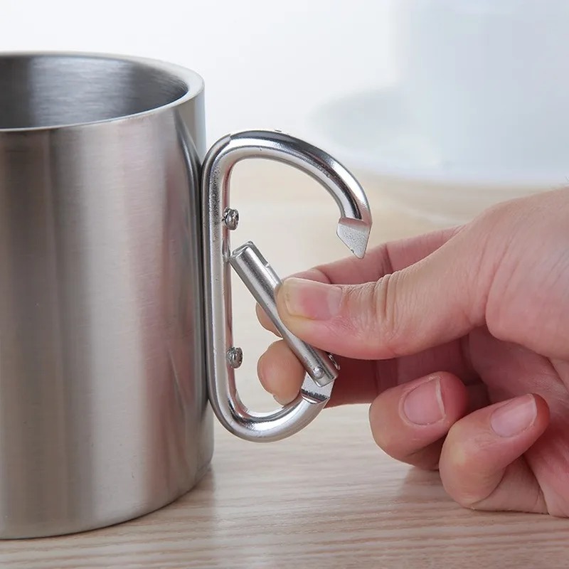 220/300ml Camping Travel Stain - مراجعة Camping Cooking Mug وسعره