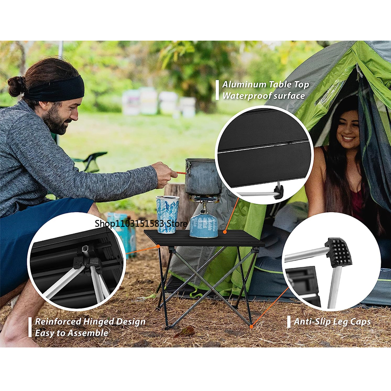Portable Folding Camping Table - مراجعة Camping Cooking Table وسعره