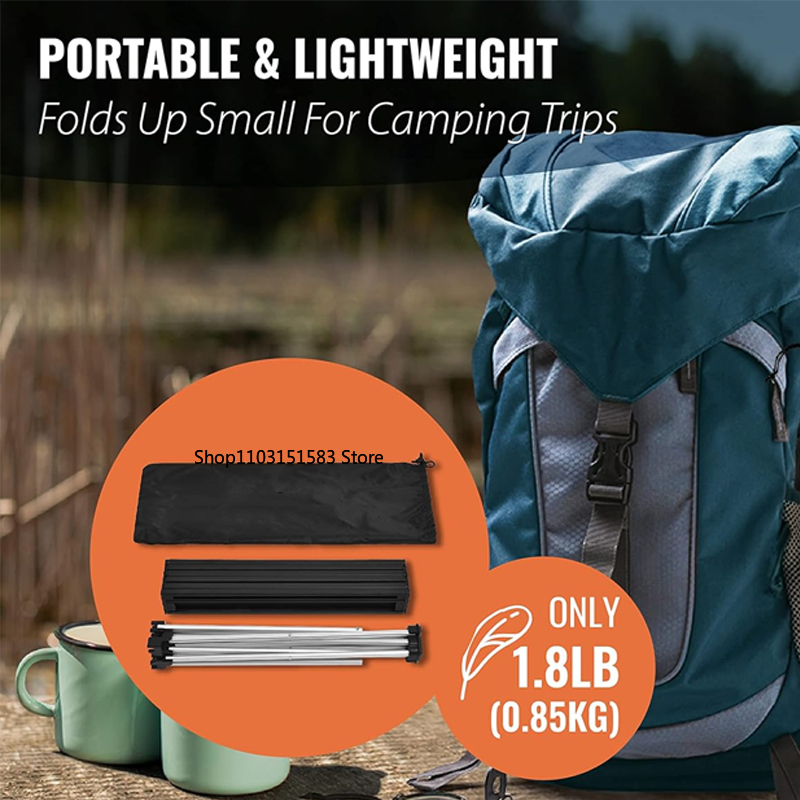 Portable Folding Camping Table - مراجعة Camping Cooking Table وسعره