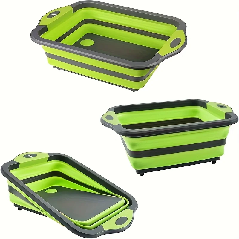 Portable Foldable Water Basin  - مراجعة Camp Cutting Board وسعره