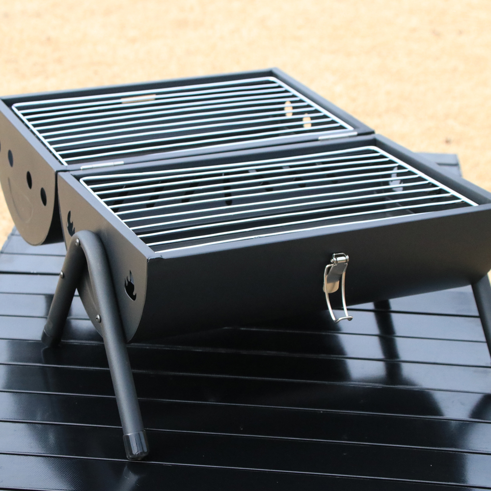 Portable Charcoal Grill, Small - مراجعة Camping Cooking Grill وسعره